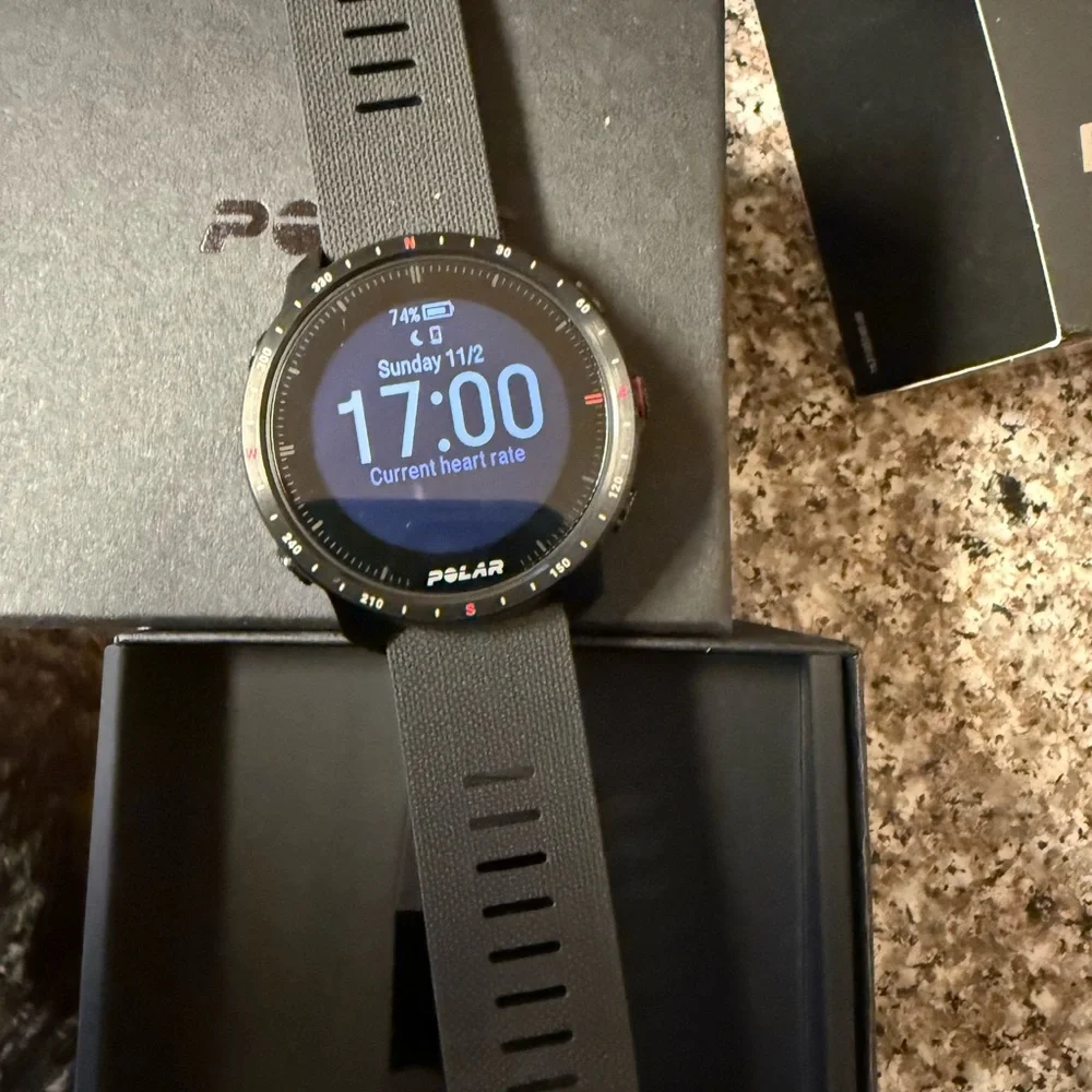 Grit X Pro Premium Black Smartwatch